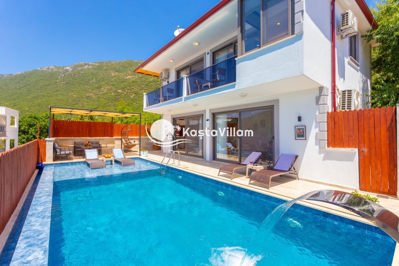 Villa Çelik Kaş, Çukurbağ Köyü Kiralık Villa | Kaşta Villam - Kaştavillam